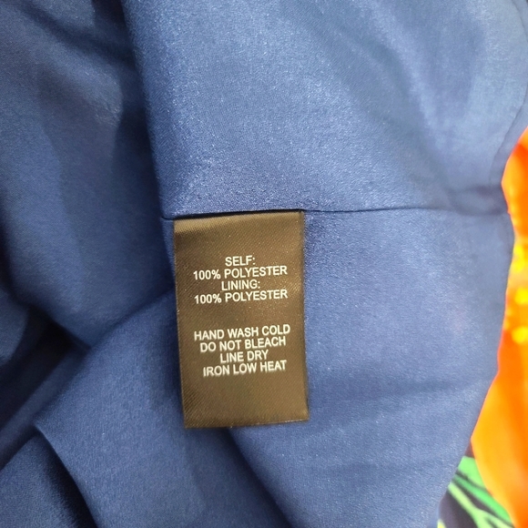 Lulu's Vibrant Floral Maxi Dress - Orange, Green, Purple - Picture 8 of 16